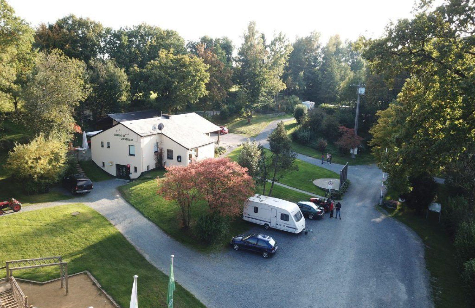 Camping de chênefleur doorreis camping belgië